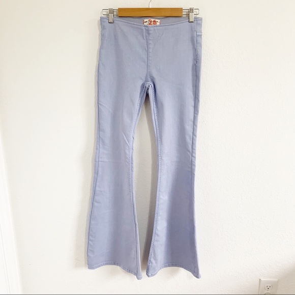 Free People Denim - Free People Bell Bottom Flare Pull On Jeans 26